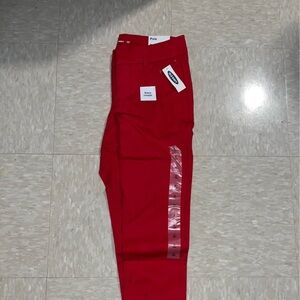 Old Navy Pixie Ankle Length Red Pants